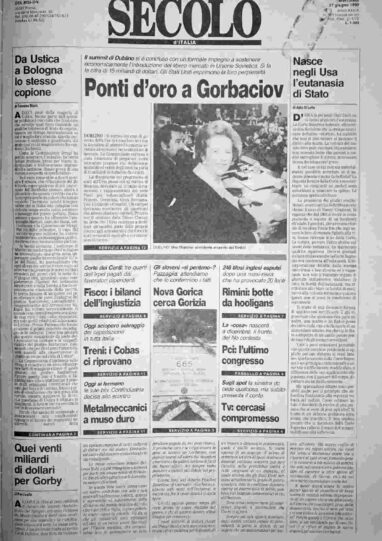 mercoledì 27 giugno 1990