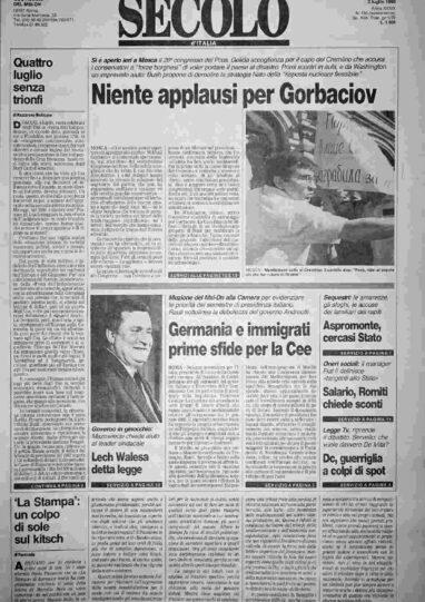 martedì 3 luglio 1990