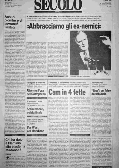 venerdì 6 luglio 1990