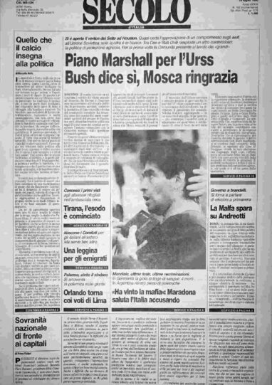 martedì 10 luglio 1990