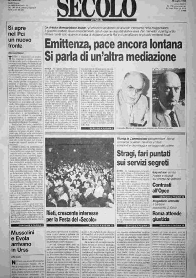 giovedì 26 luglio 1990