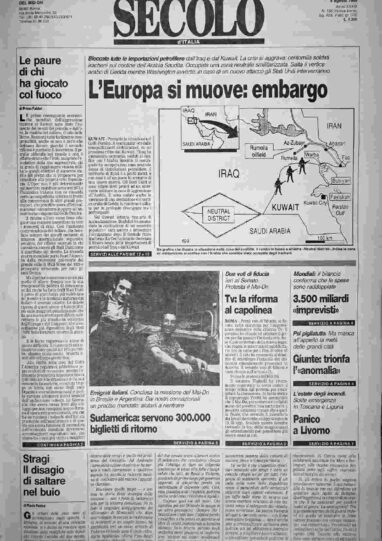 domenica 5 agosto 1990