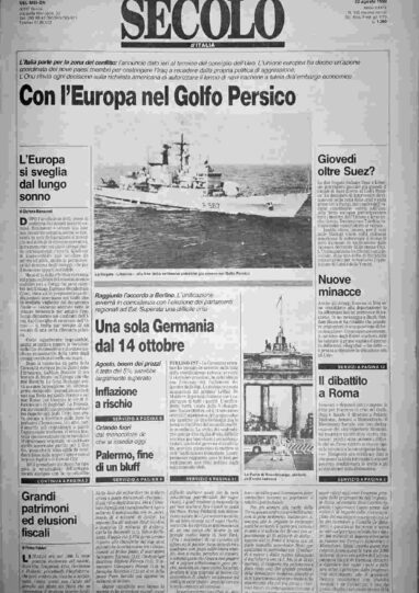 mercoledì 22 agosto 1990