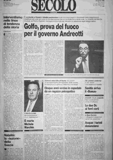 giovedì 23 agosto 1990