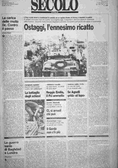 venerdì 31 agosto 1990