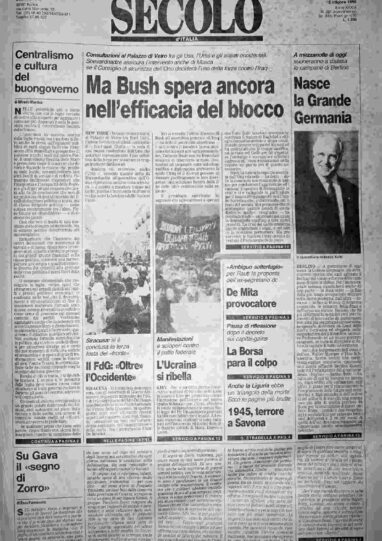 martedì 2 ottobre 1990