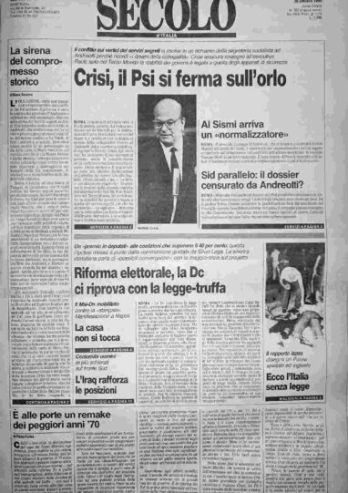 venerdì 26 ottobre 1990