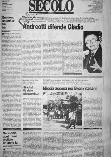 venerdì 9 novembre 1990