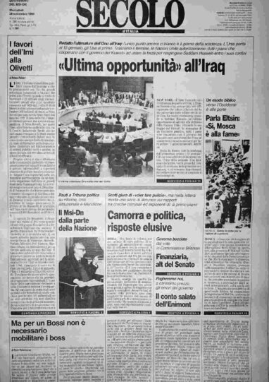 mercoledì 28 novembre 1990