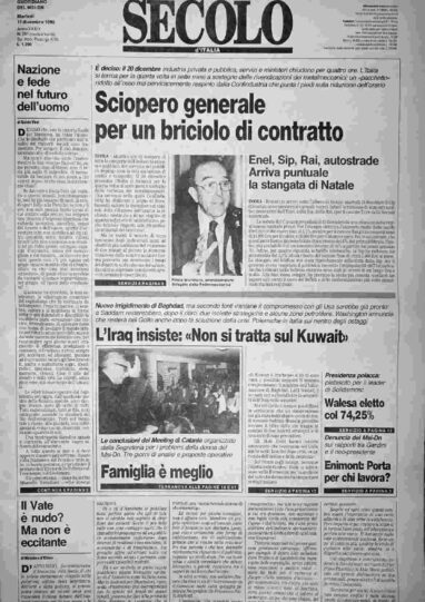 martedì 11 dicembre 1990