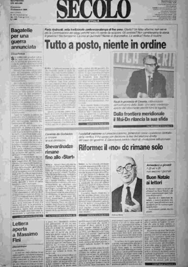 domenica 23 dicembre 1990