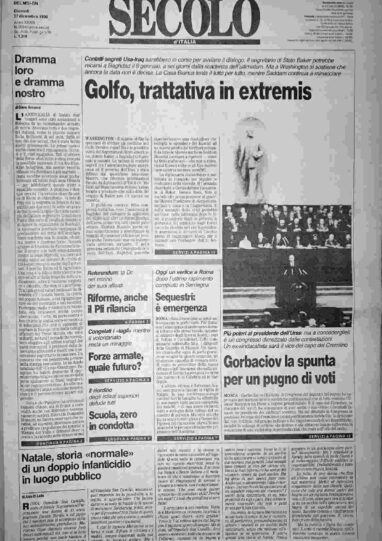 giovedì 27 dicembre 1990