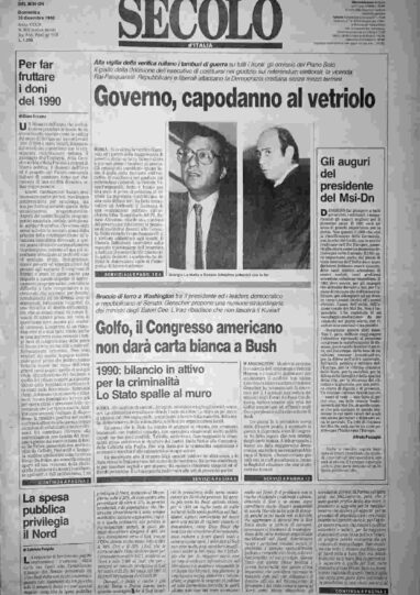 domenica 30 dicembre 1990
