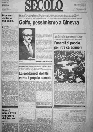 mercoledì 9 gennaio 1991