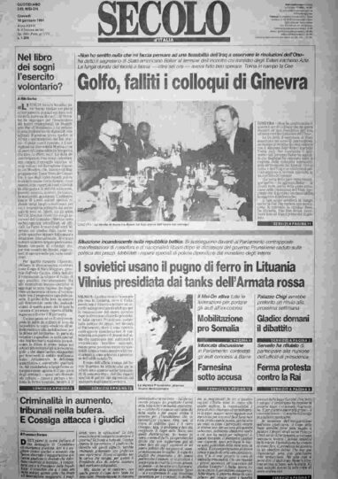 giovedì 10 gennaio 1991