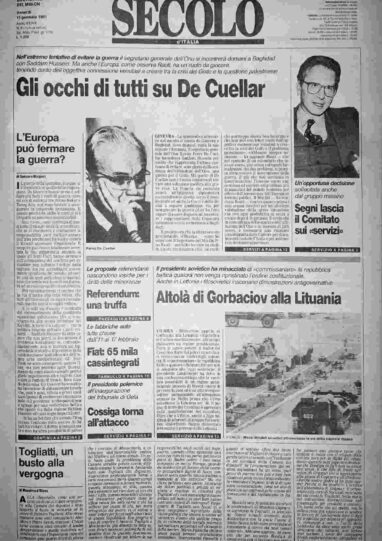 venerdì 11 gennaio 1991