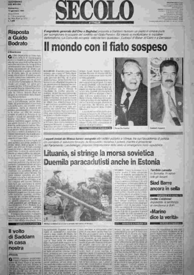 domenica 13 gennaio 1991