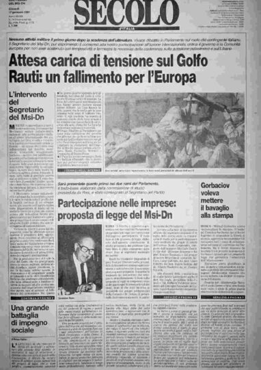 giovedì 17 gennaio 1991