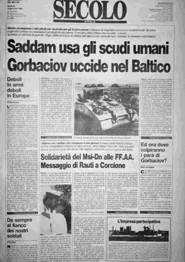 martedì 22 gennaio 1991