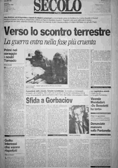 venerdì 25 gennaio 1991