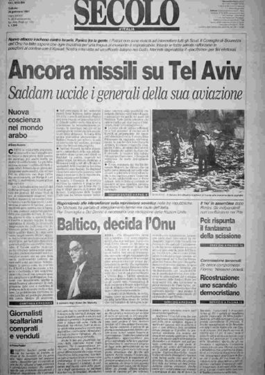 sabato 26 gennaio 1991