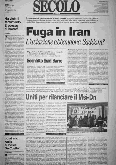 martedì 29 gennaio 1991