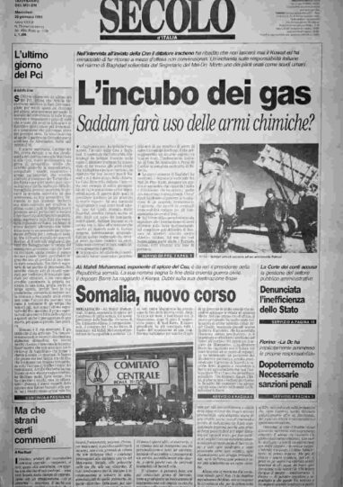 mercoledì 30 gennaio 1991