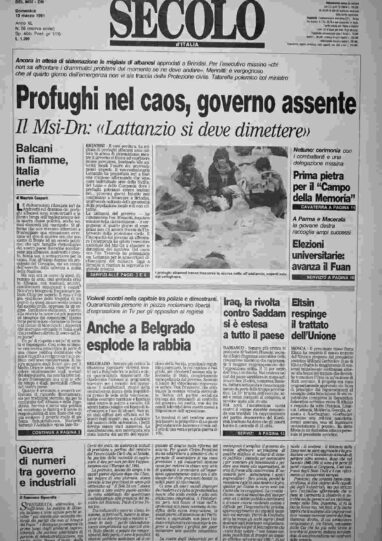 domenica 10 marzo 1991