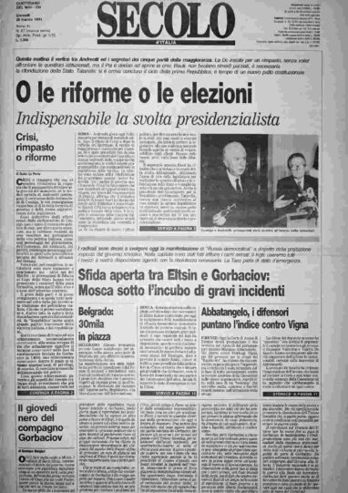 giovedì 28 marzo 1991