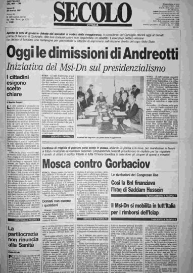 venerdì 29 marzo 1991