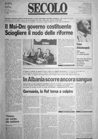 mercoledì 3 aprile 1991
