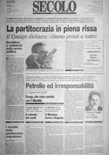 martedì 16 aprile 1991
