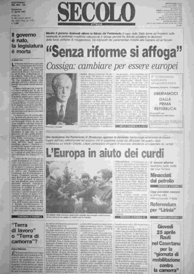 domenica 21 aprile 1991