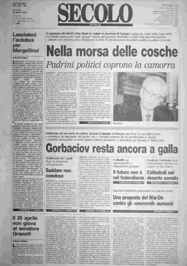 venerdì 26 aprile 1991