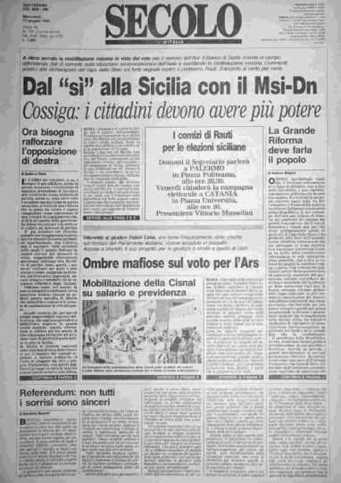 mercoledì 12 giugno 1991
