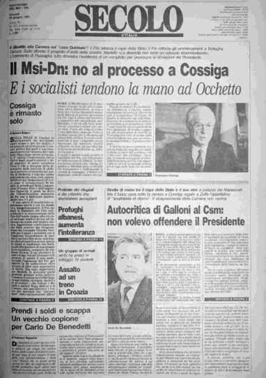 giovedì 20 giugno 1991