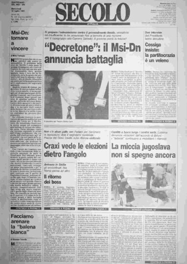 mercoledì 10 luglio 1991