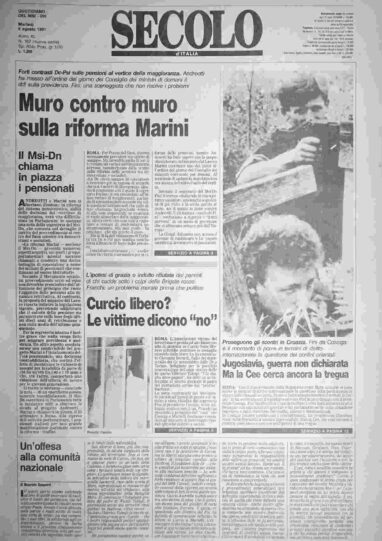 martedì 6 agosto 1991