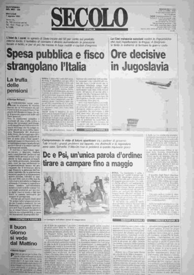 mercoledì 7 agosto 1991