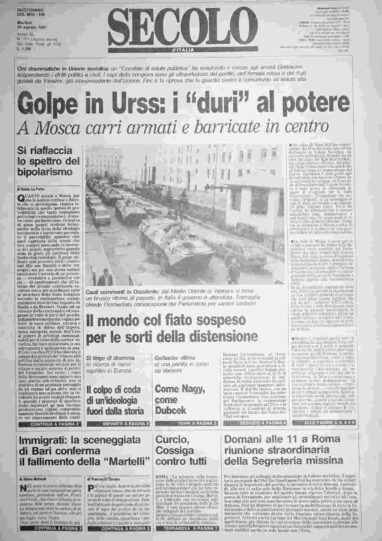 martedì 20 agosto 1991
