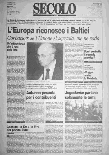 mercoledì 28 agosto 1991