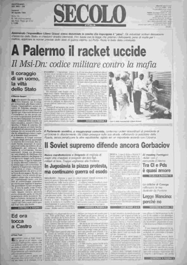 venerdì 30 agosto 1991