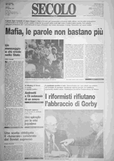 sabato 31 agosto 1991
