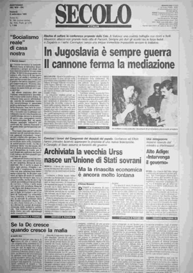 venerdì 6 settembre 1991