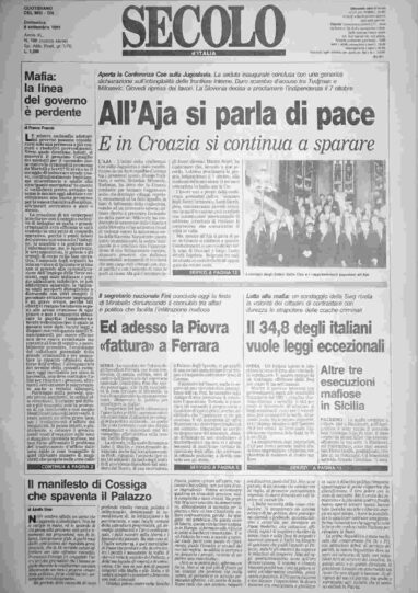 domenica 8 settembre 1991
