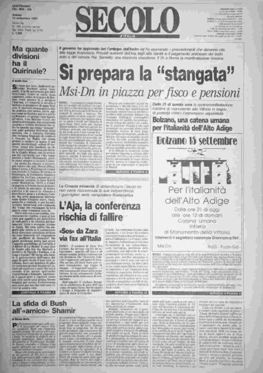 sabato 14 settembre 1991
