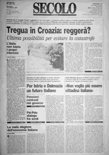 mercoledì 18 settembre 1991