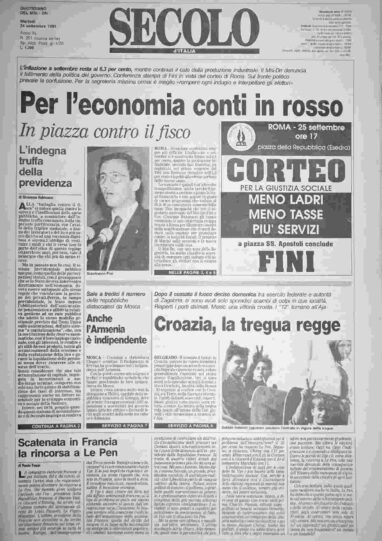 martedì 24 settembre 1991