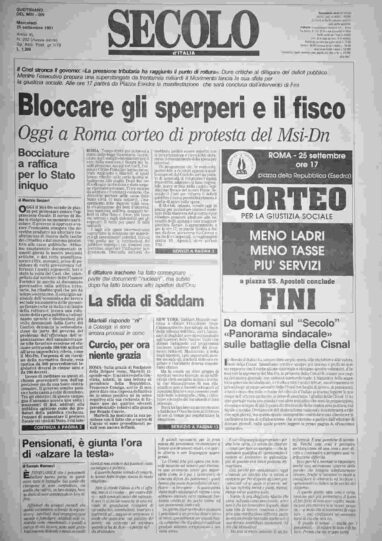 mercoledì 25 settembre 1991