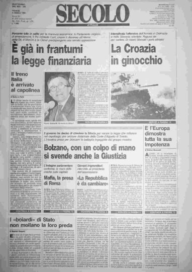 venerdì 4 ottobre 1991